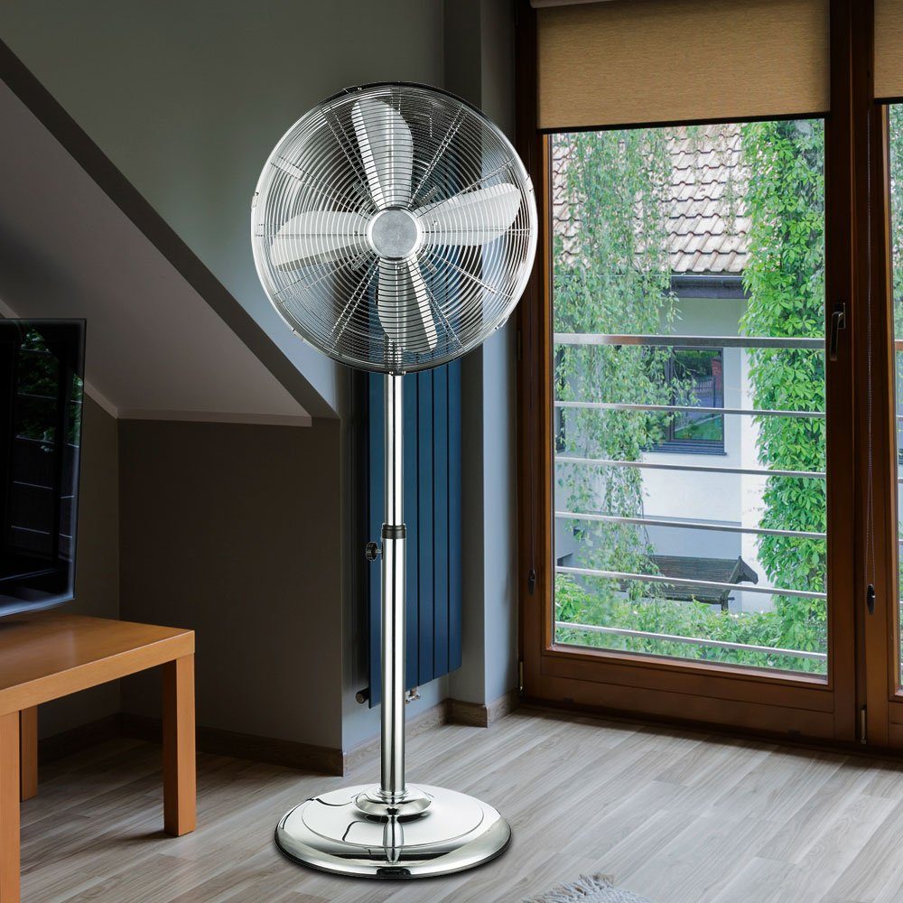etc-shop Deckenventilator, 50W Stand Ventilator 3-Stufen Wohn Zimmer Anti Mücken Kühler