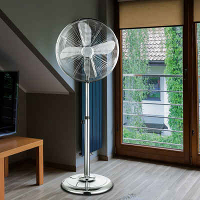 etc-shop Deckenventilator, 50W Stand Ventilator Wohn Zimmer Kühler Anti Mücken 3-Stufen
