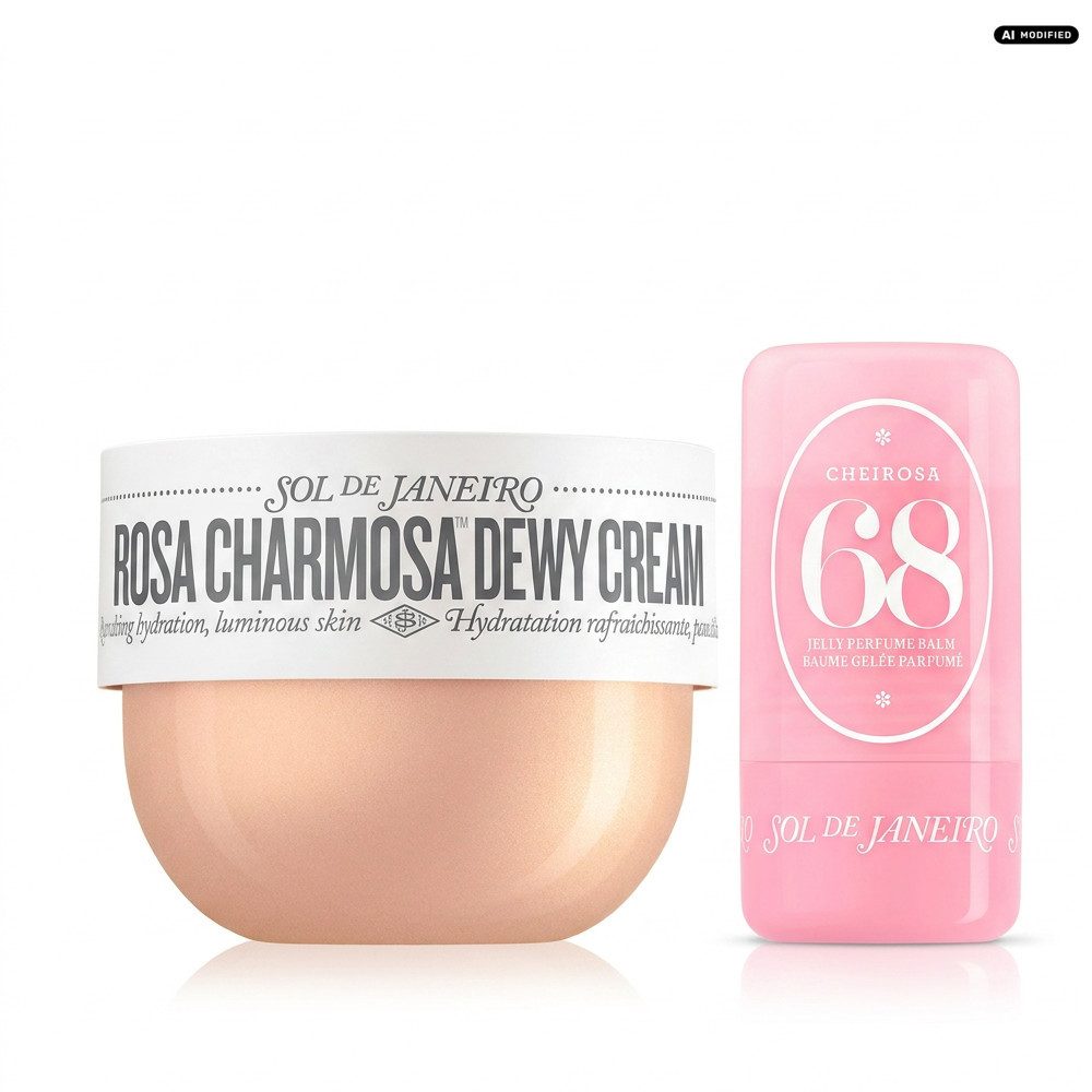 Sol de Janeiro Körpercreme Sol de Janeiro Rosa Charmosa Cream und Cheirosa 68 Jelly Duo, Pflege und Duft in einem abgestimmten Duo