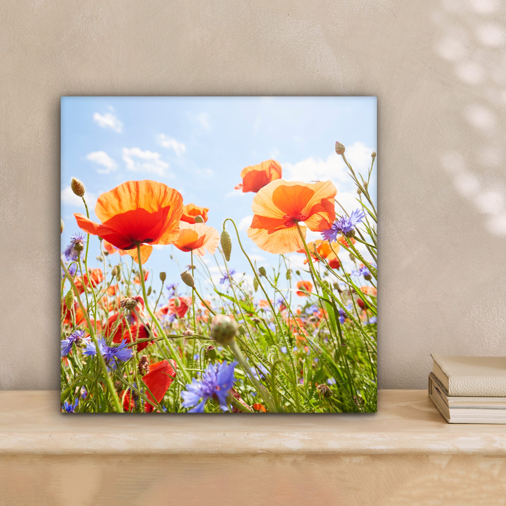 OneMillionCanvasses® Leinwandbild Blumen - Mohn - günstig online kaufen