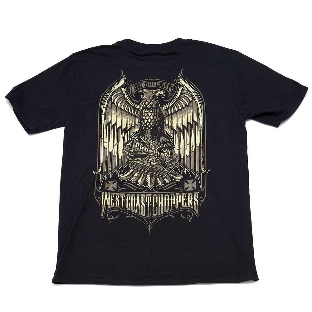 West Coast Choppers T-Shirt Uninvited Outlaws Tee Black