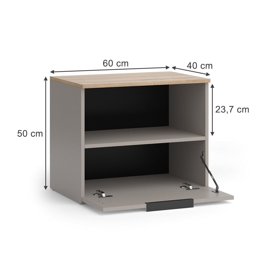 Vicco Highboard Wido, Greige/Sonoma, 60 x günstig online kaufen