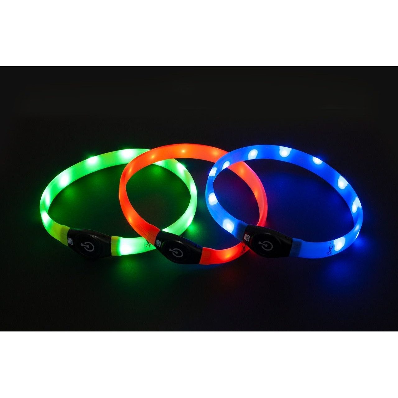 Karlie Leuchthalsband Visio Light LED Langhaar, Kunststoff günstig online kaufen