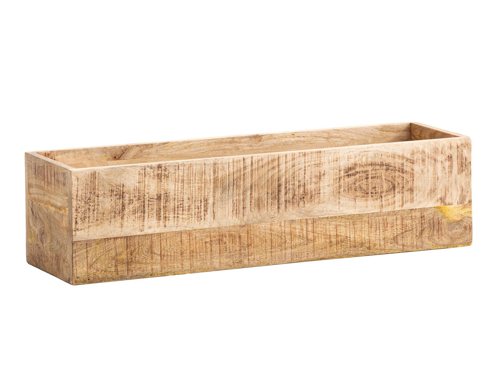 massivum Wanddekoobjekt Blumenkasten 2er Set Massivholz Mango (1 St) günstig online kaufen