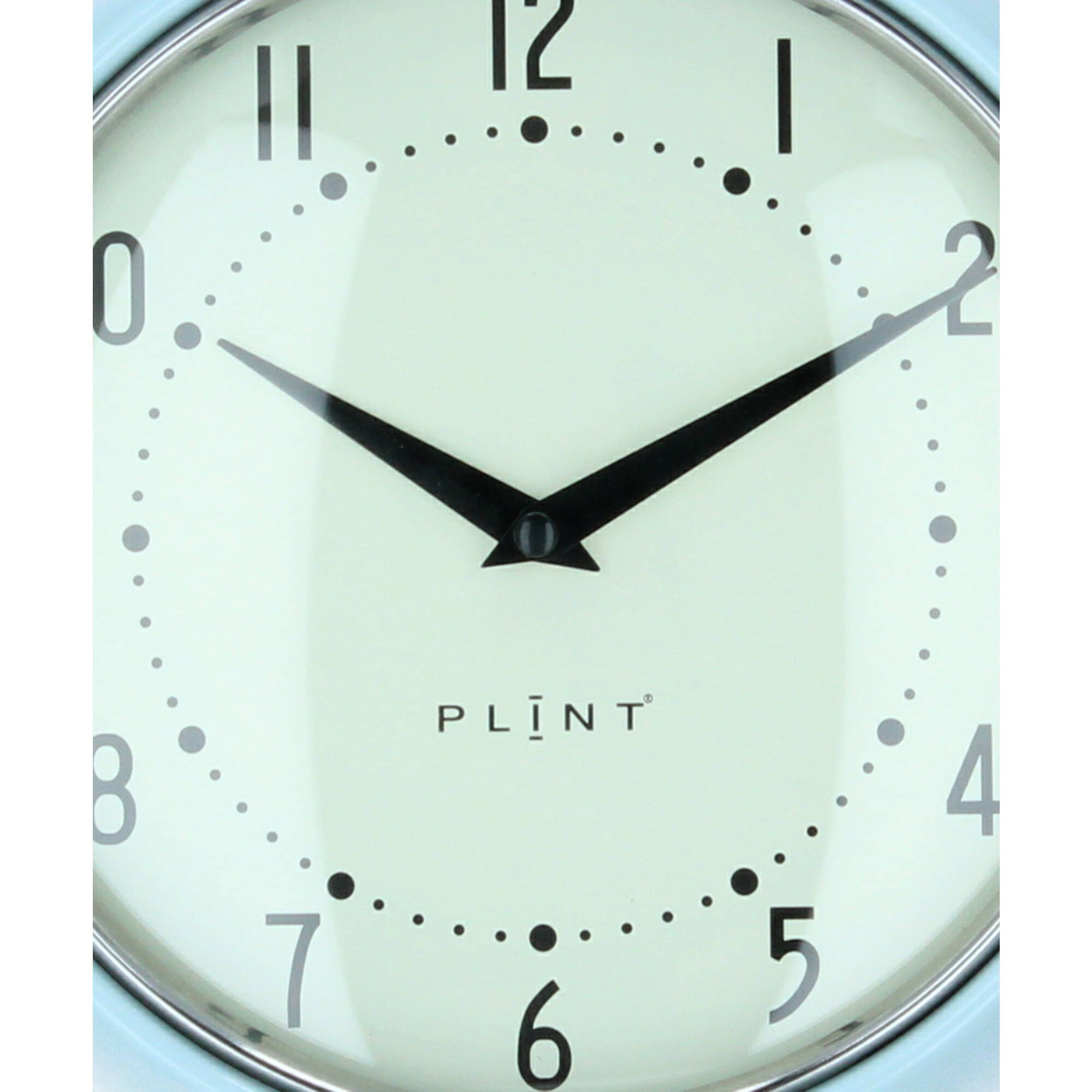Plint Wanduhr Küchenuhr Retro ice pastellblau – Bild 3 von 3