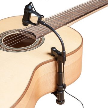 Tie Studio Tonabnehmer, (TCX 110 Clipmikro für Gitarre, ersatzteile für Gitarren, Tonabnehmer Akustische Gitarre), TCX 110 Clipmikro für Gitarre - Tonabnehmer für Westerngitarren