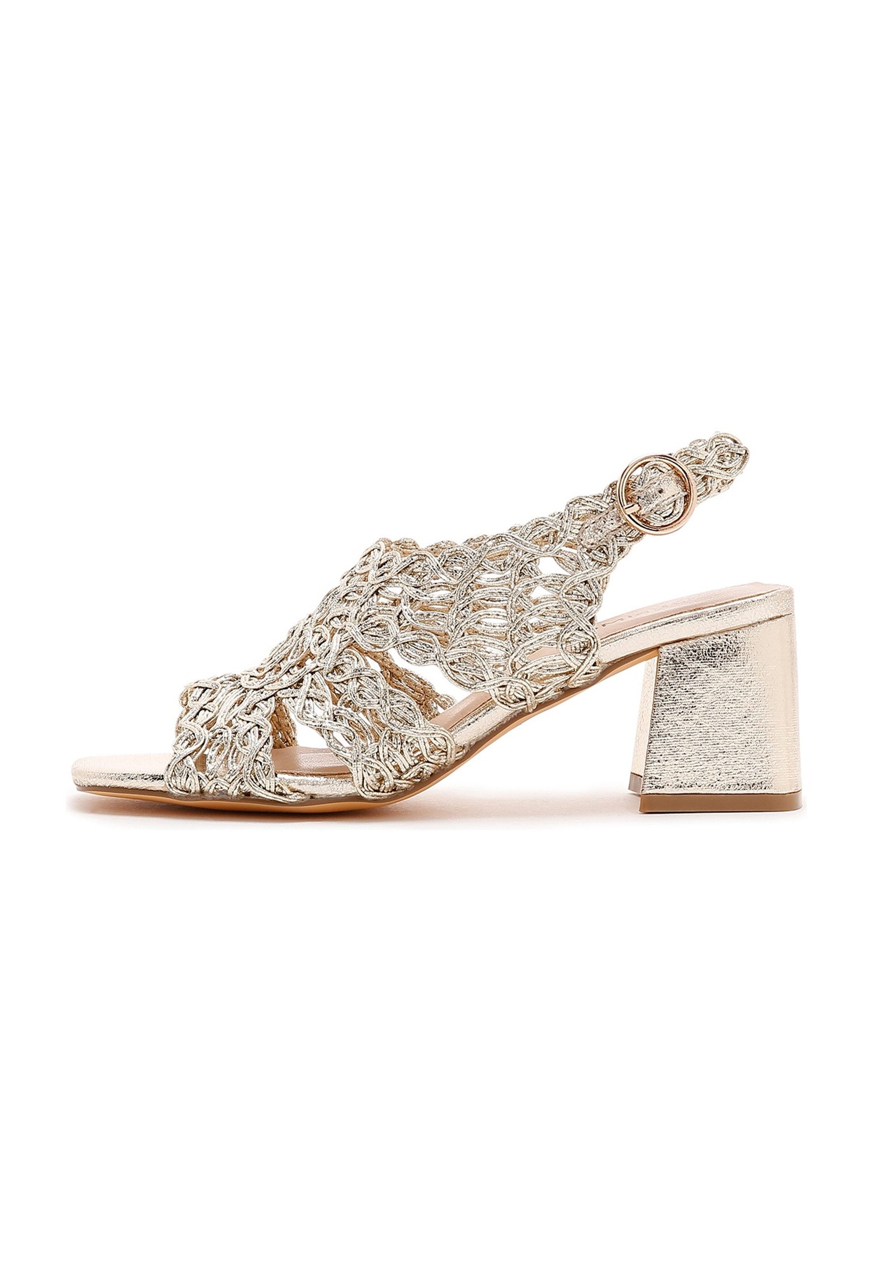 Derimod Sandaletten aus Kunstleder mit mittlerem Absatz Sandale