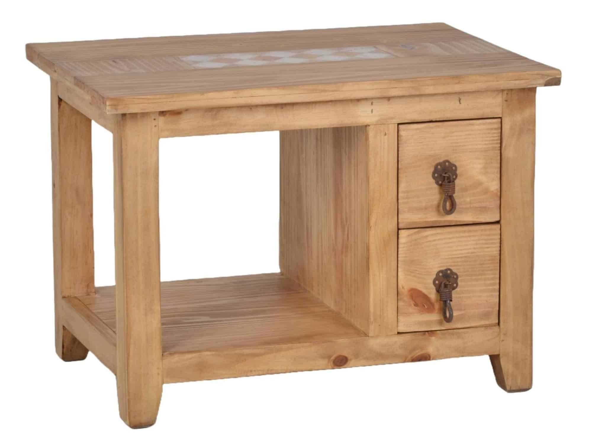 MiaMöbel Couchtisch Mexico, aus massivem Pinienholz Honig