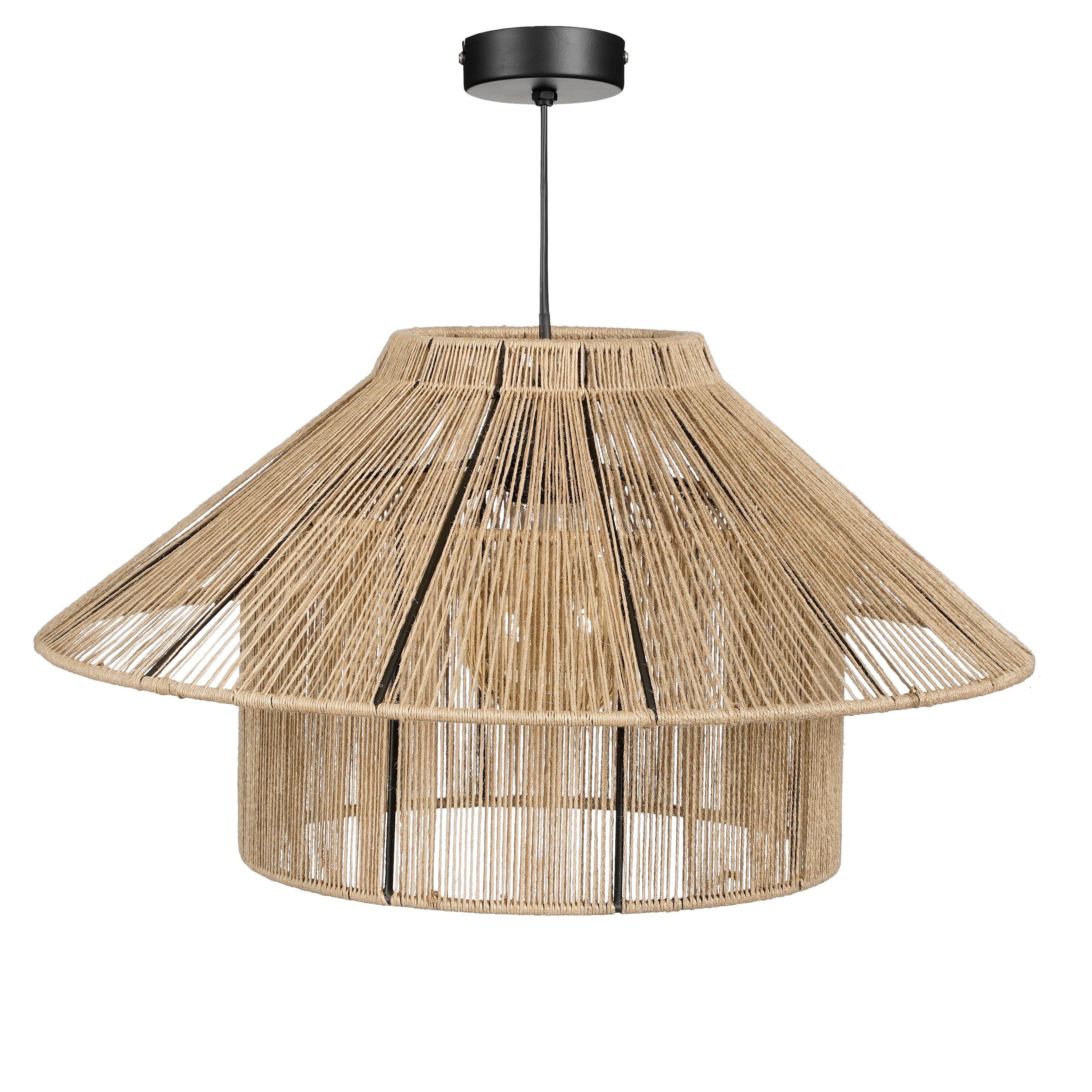 Mica Decorations Pendelleuchte Mica Decorations Elsa Deckenlampe h.braun 40W-E27 - h28xd50cm