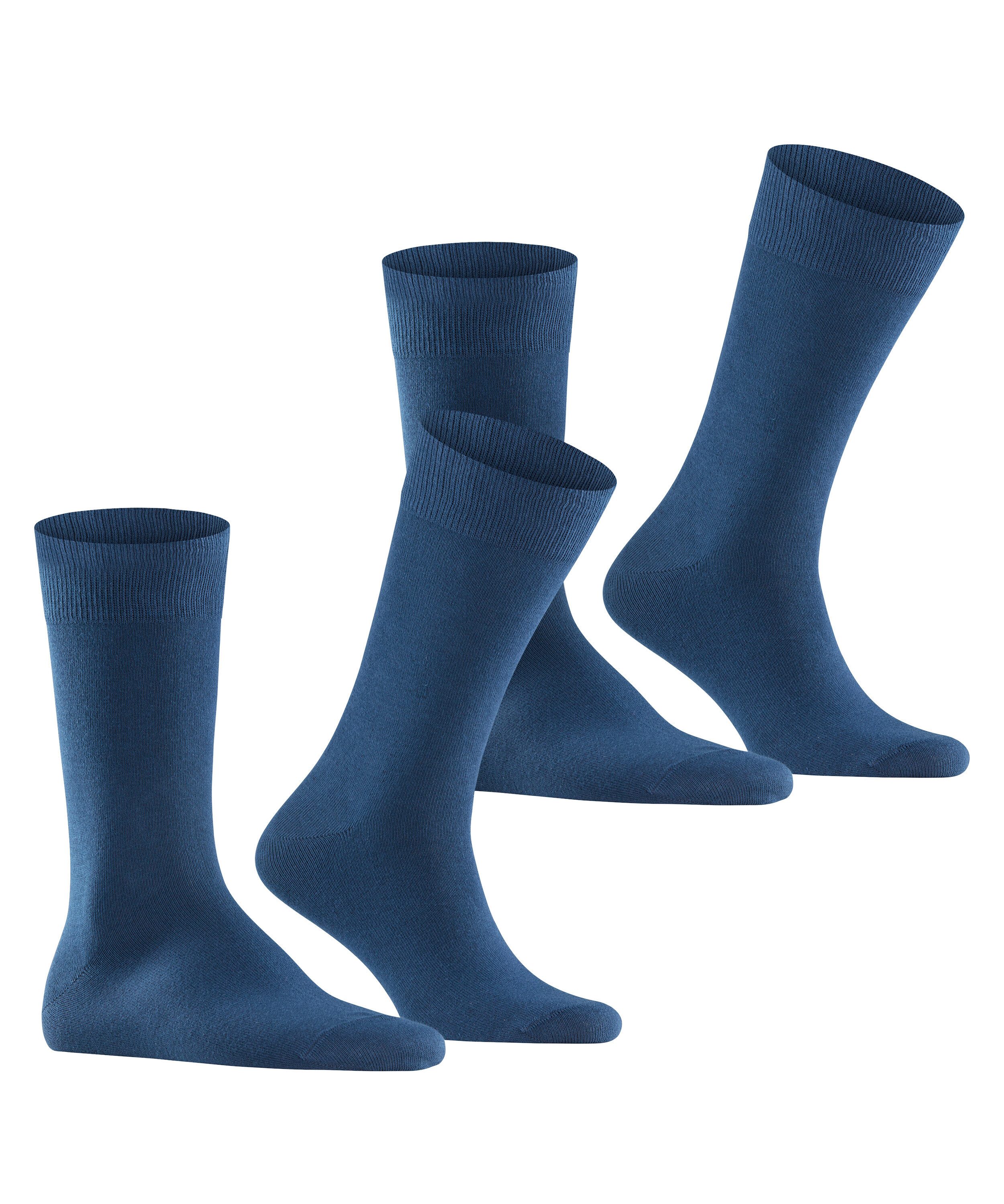Burlington Socken Burlington Everyday 2-Pack Herren (2-Paar) aus weicher gekämmter Baumwolle