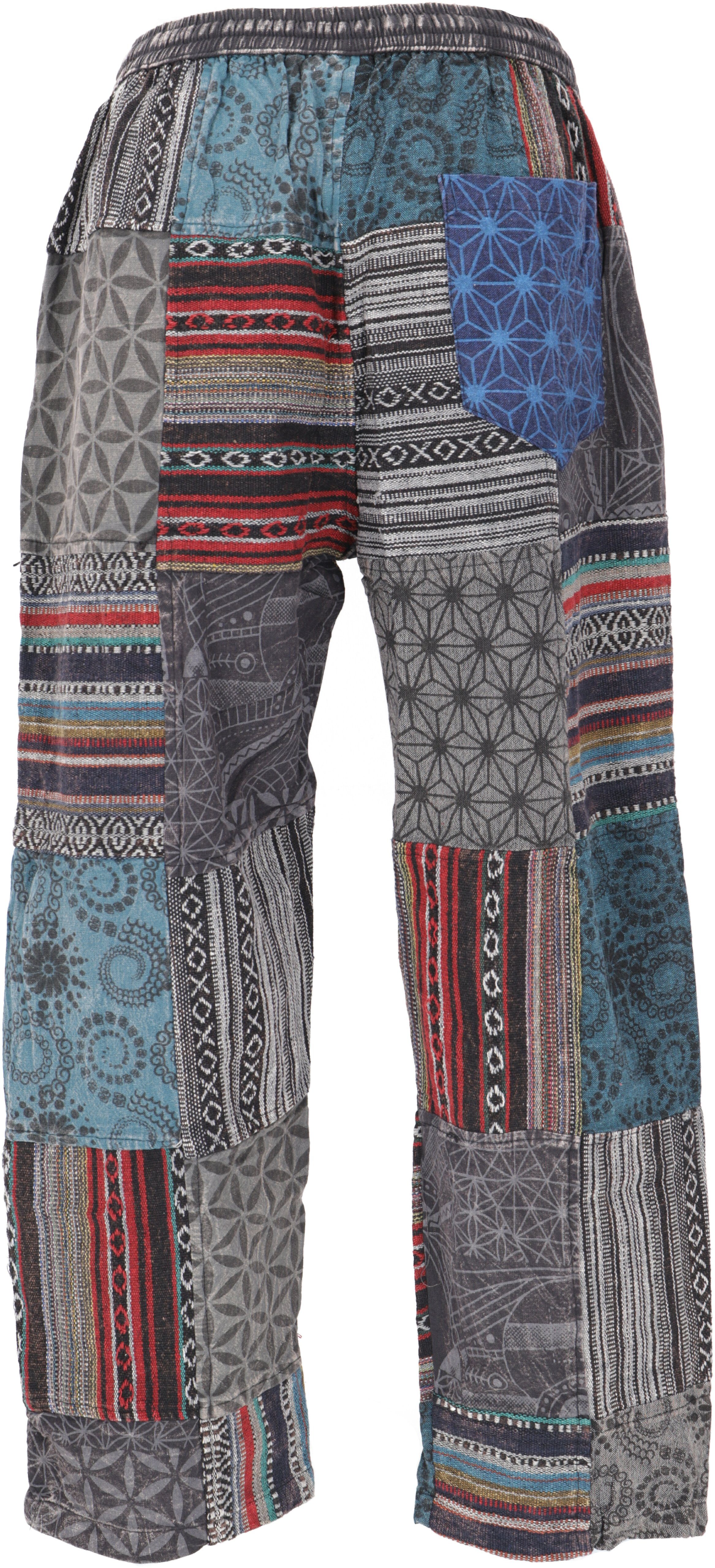 Guru-Shop Relaxhose Patchwork Yogahose, Goa Hose, günstig online kaufen