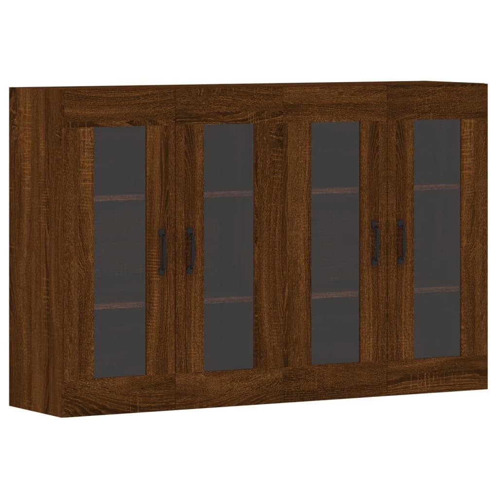 vidaXL Sideboard Wandschränke 2 Stk. Braun günstig online kaufen