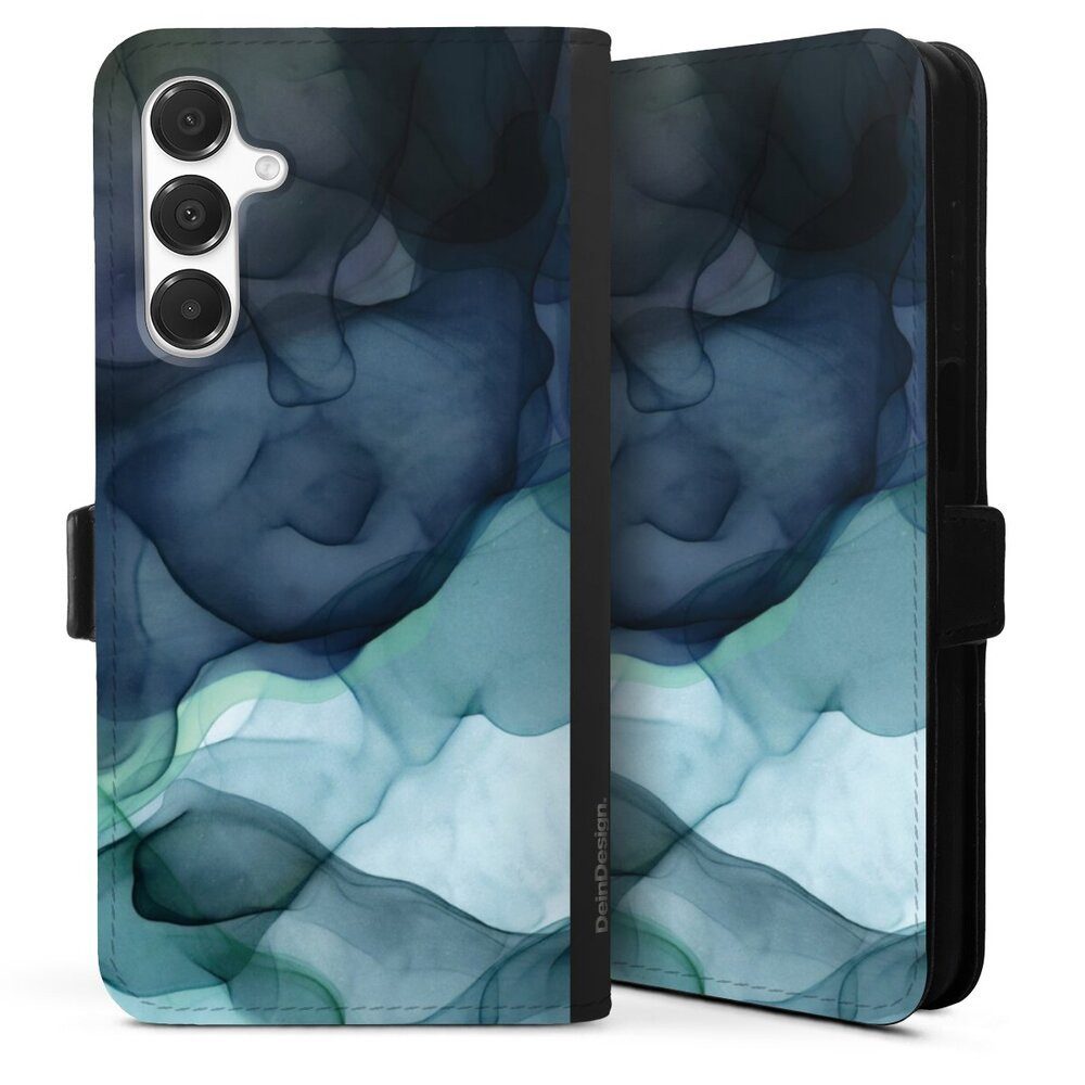 DeinDesign Handyhülle Wasserfarbe Textur Muster Liquid Art Twilight Mood, Samsung Galaxy A16 4G Hülle Handy Flip Case Wallet Cover