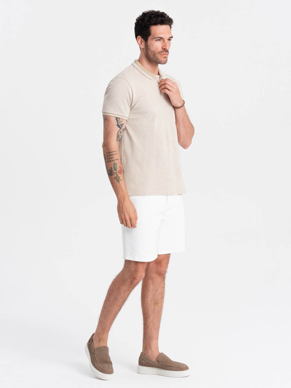OMBRE Poloshirt Poloshirt in Melange mit günstig online kaufen