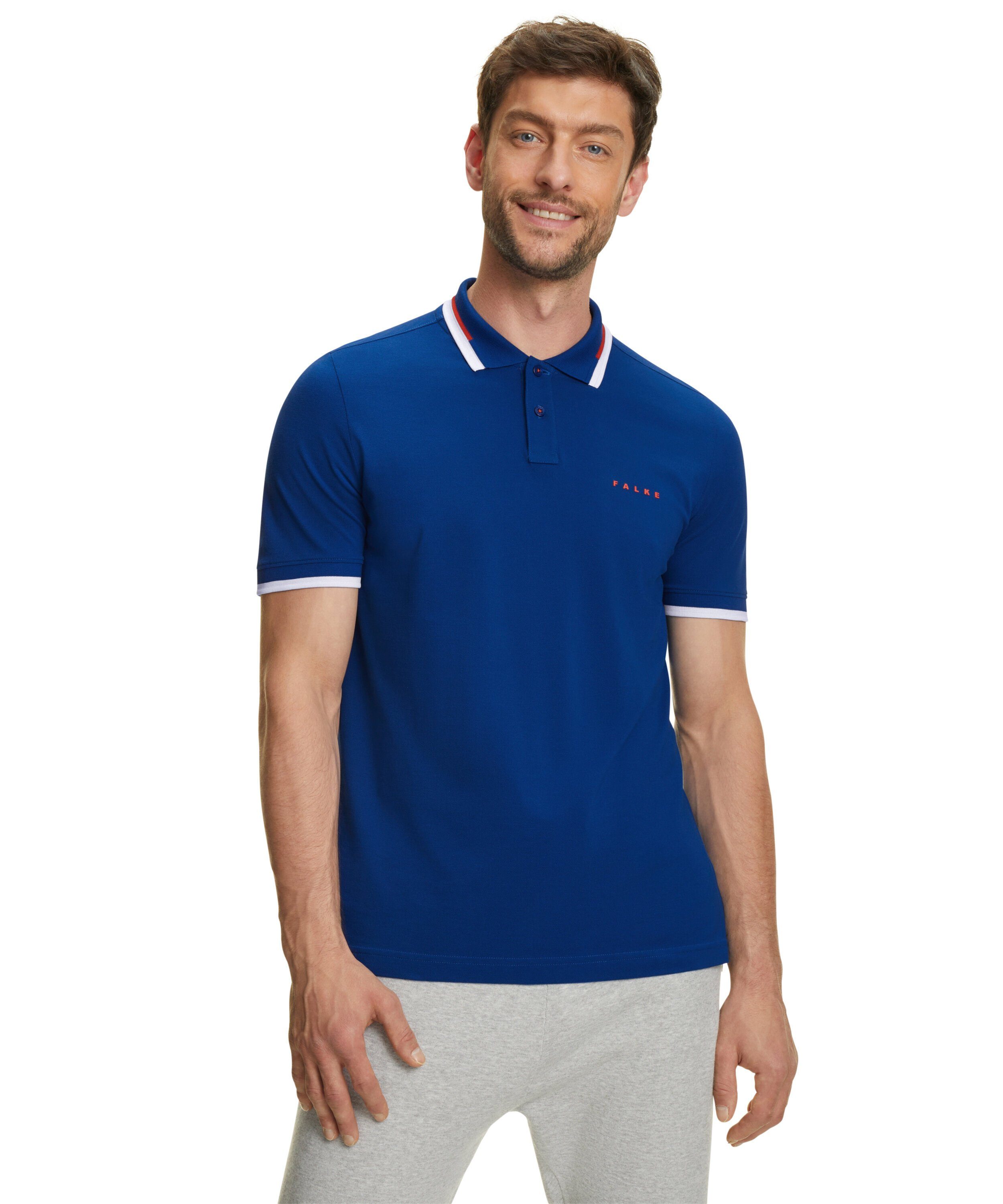 FALKE Poloshirt (1-tlg) aus hochwertiger Pima-Baumwolle günstig online kaufen