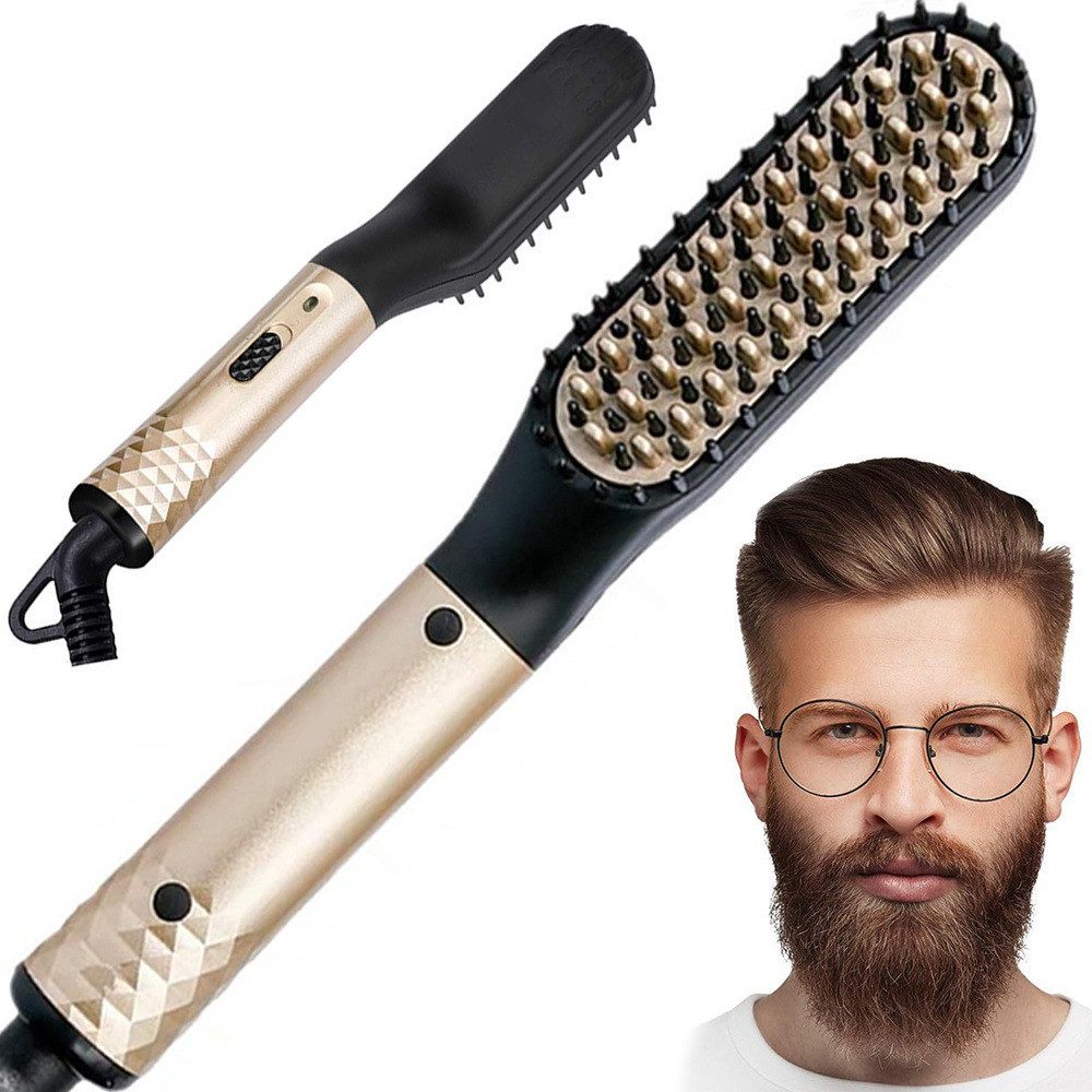 VERK GROUP Haarbürste Herren Glättbürste Haarglätter Haarbürste Bartglätter Glätter 15950z