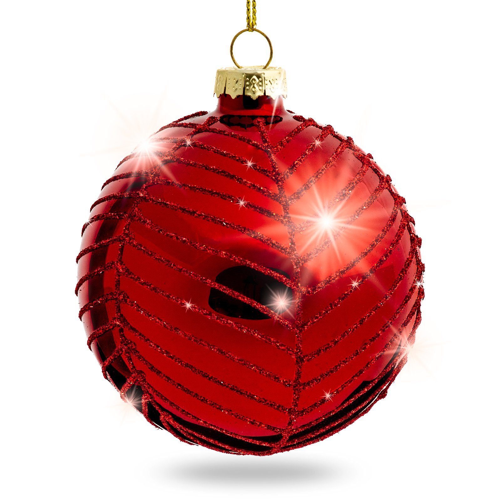 SIKORA Christbaumschmuck Highlights Rot 4er Set günstig online kaufen