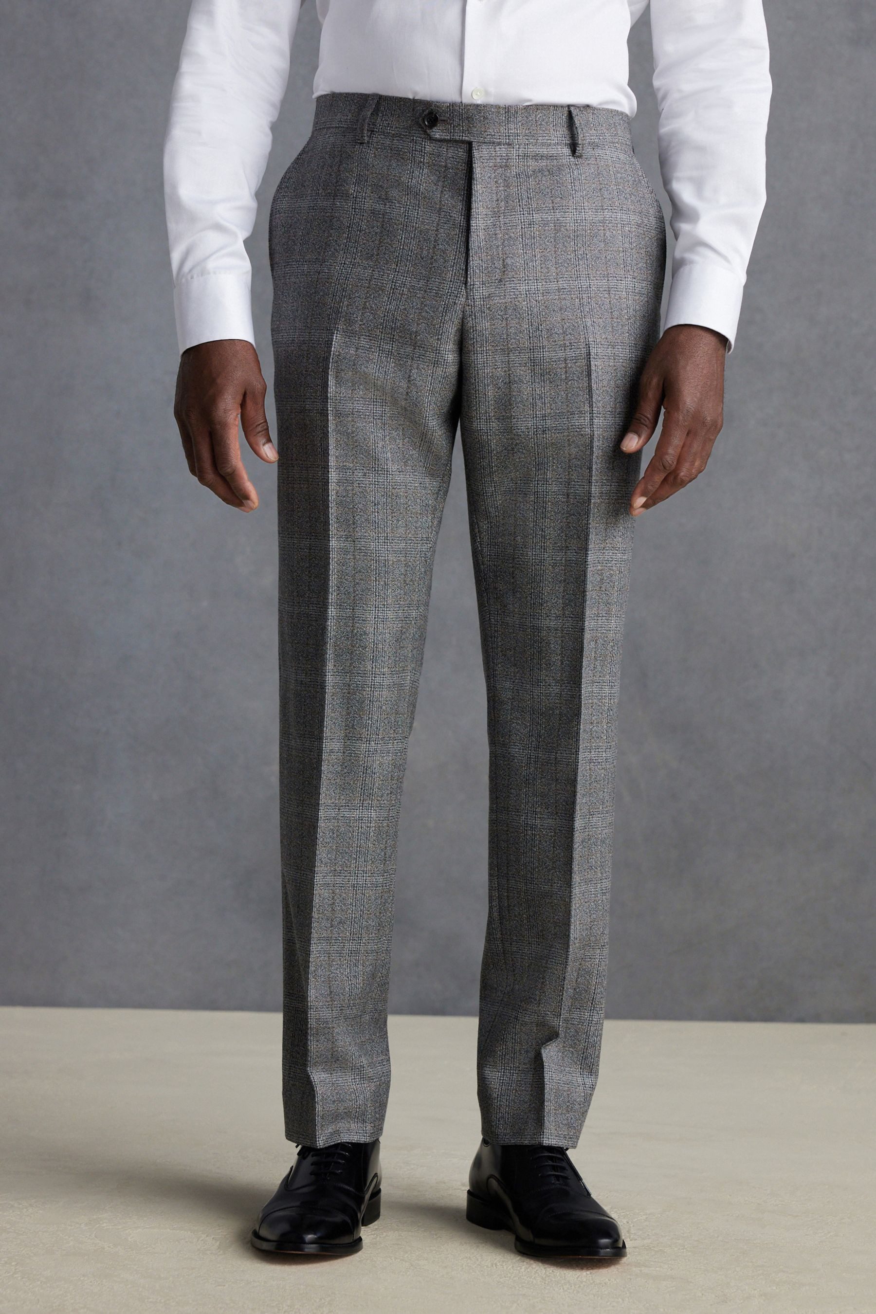 Next Anzughose Signature Marzotto Anzughose mit Karomuster (1-tlg)
