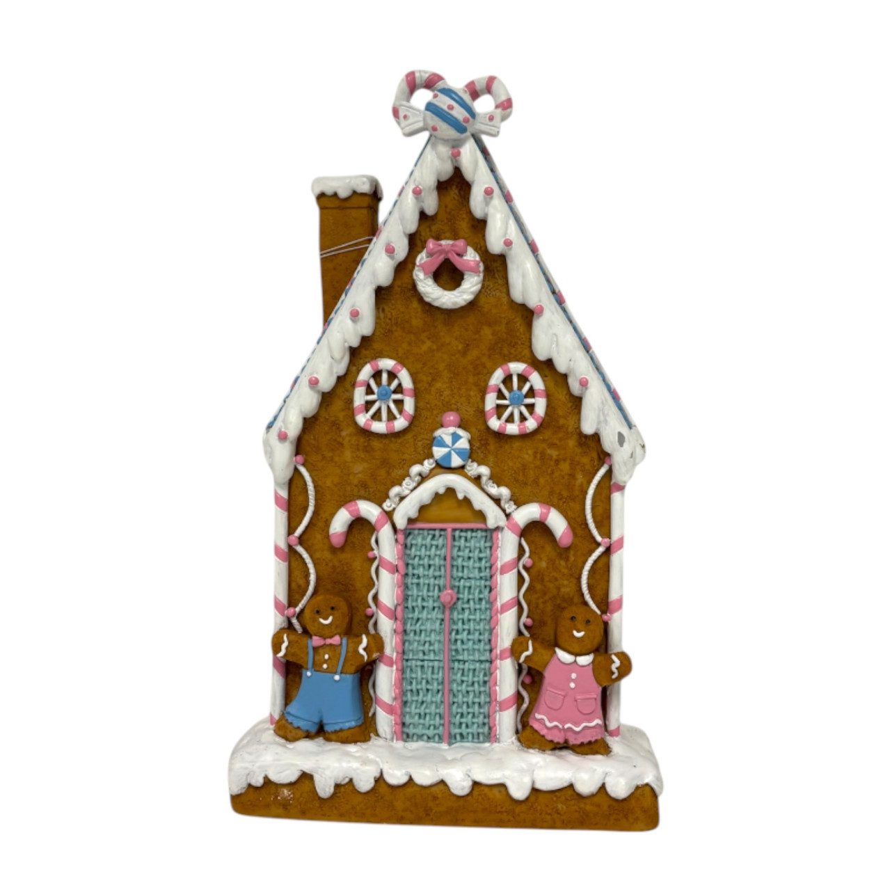Weihnachtsfigur Dekofigur Pfefferkuchenhaus 69 x 35 x 11,5 cm bunt