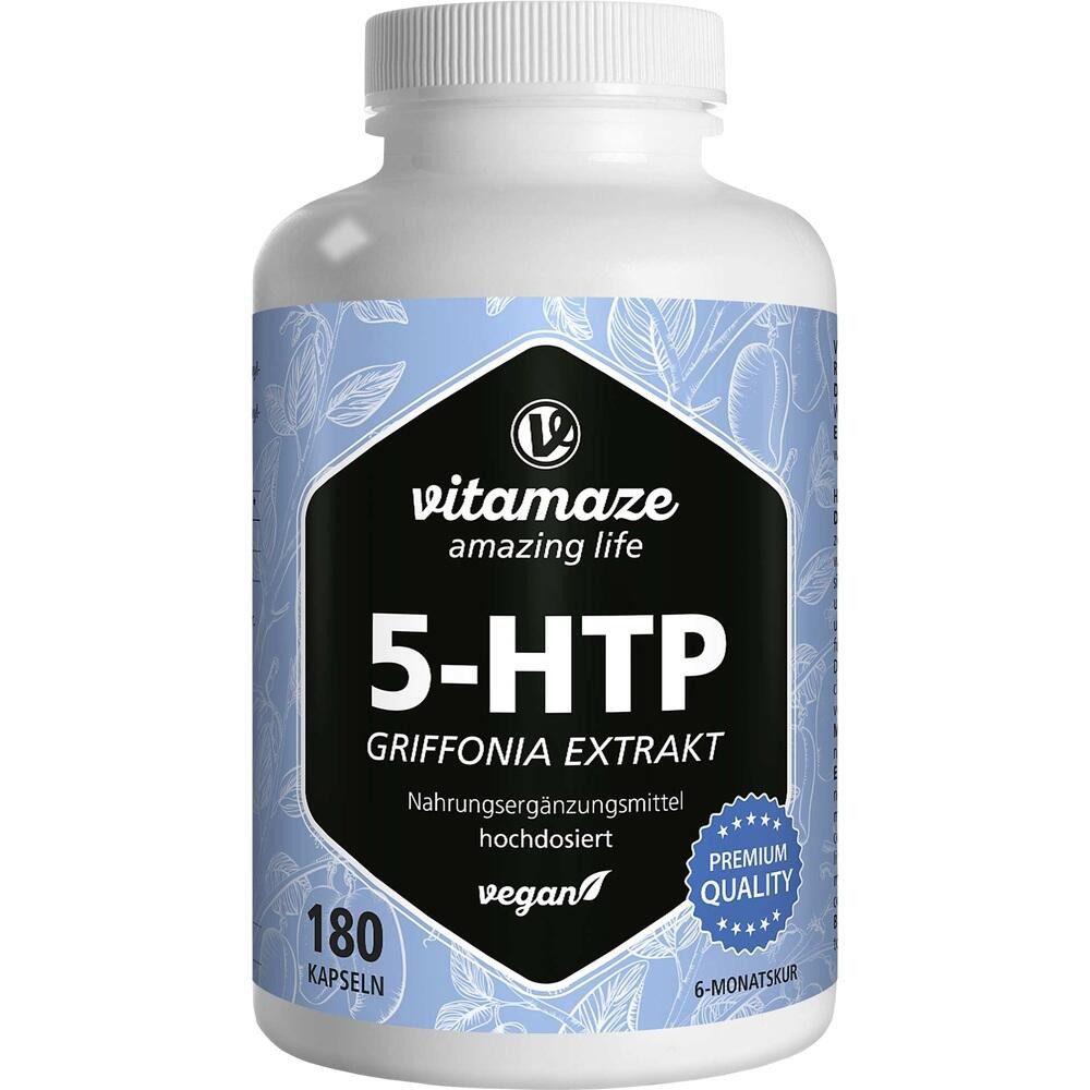 Vitamaze 5-HTP 200 mg Griffonia Extrakt hochdos.vegan Kaps. Kapseln, 180 St.