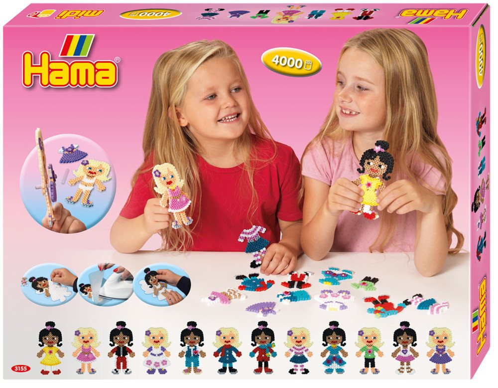 Thumbnail - Dan Import Bügelperlen Hama Bügelperlen midi Box Fashion Atelier 4000 Stück Geschenkpackung