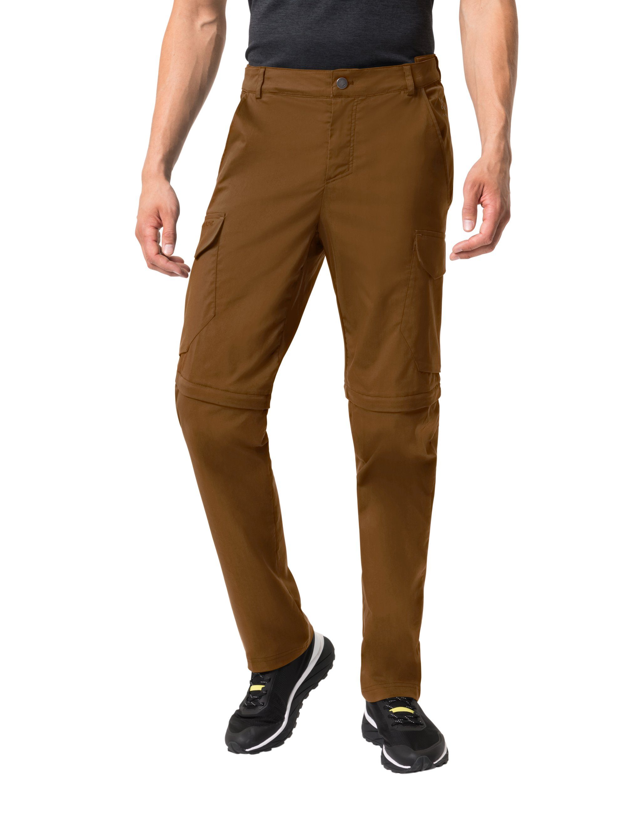 ZO Pants Grüner (1-tlg) VAUDE Neyland umbra Men's Funktionshose Knopf