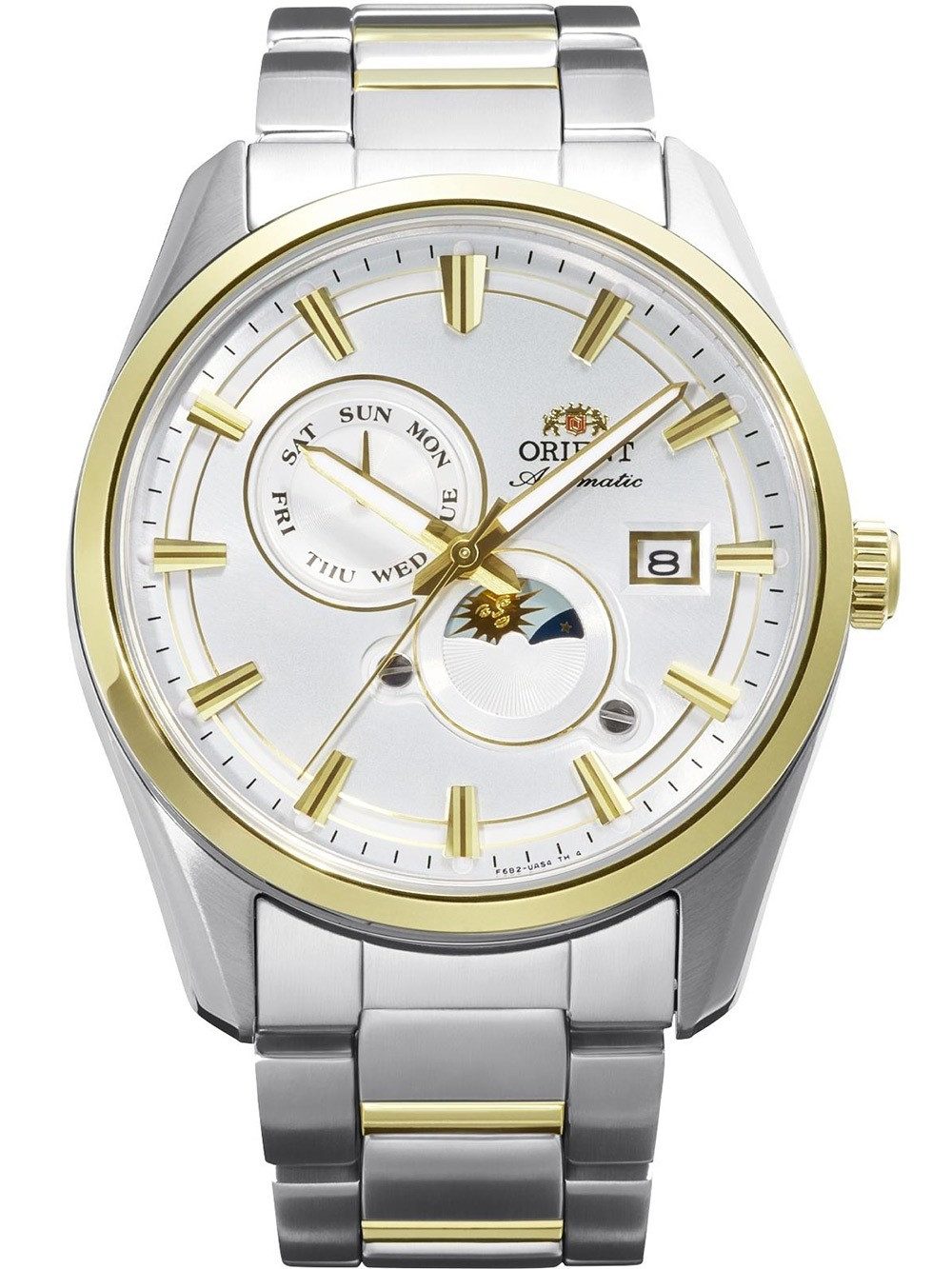 Orient Automatikuhr Orient RA-AK0312S30B Herren Stretto Sun & Moon Automatik 42mm 5ATM Orient RA-AK0312S30B Herren Stretto Sun & Moon Automatik 42mm 5ATM