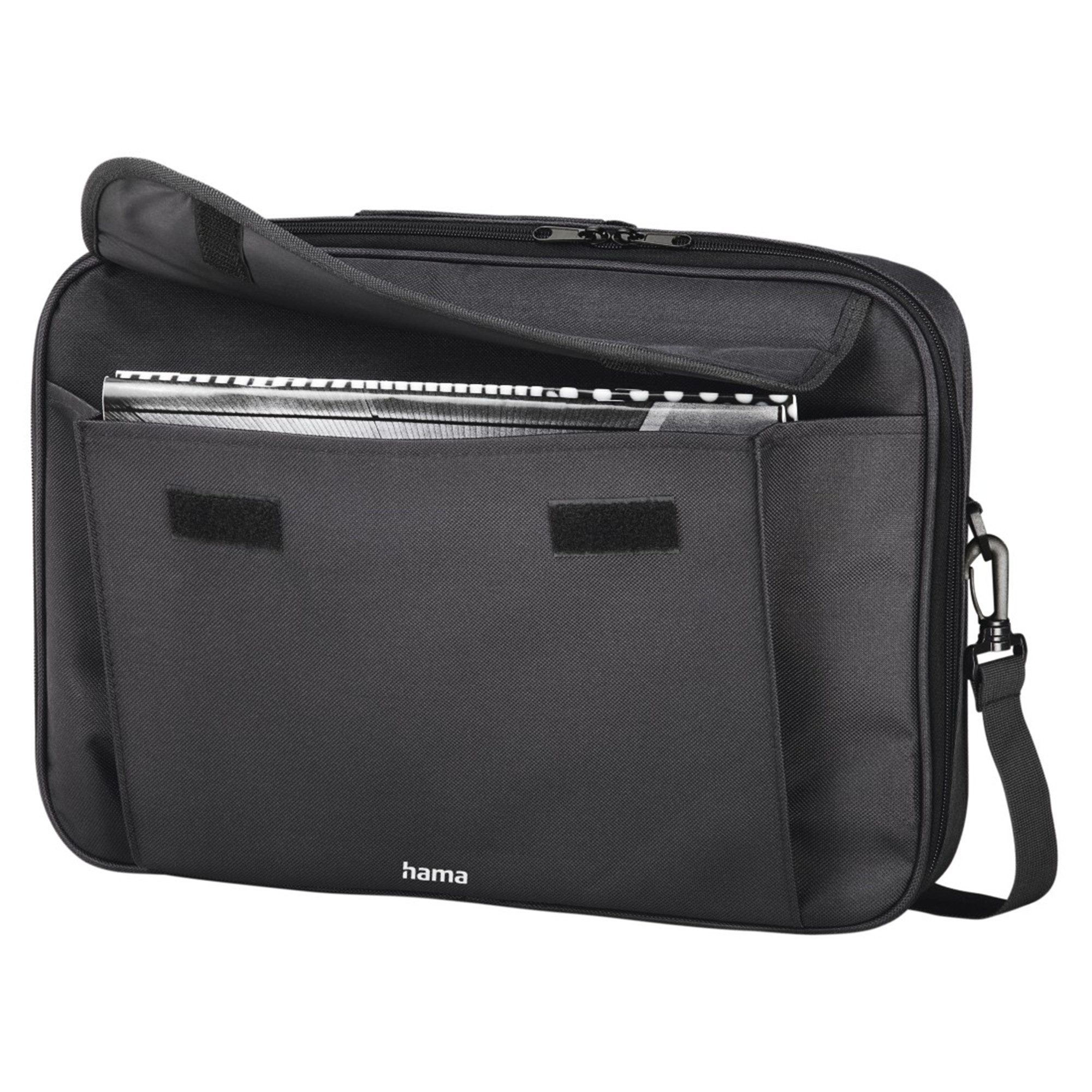 Hama Laptoptasche Montego, bis 40 cm (15,6), Schwarz (2-tlg)