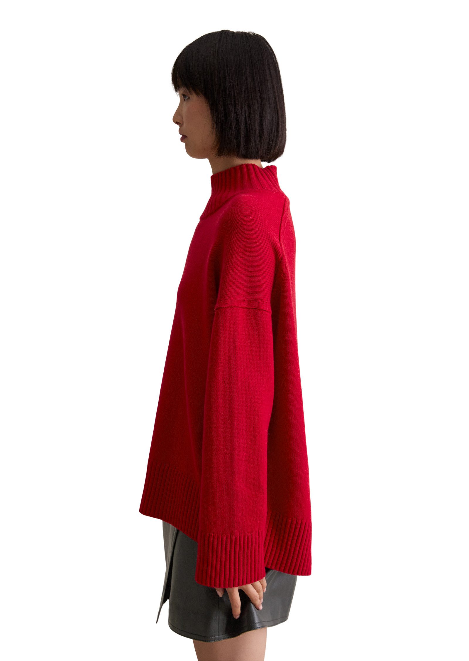 Marc O'Polo DENIM Stehkragenpullover aus softem Wolle-Mix günstig online kaufen