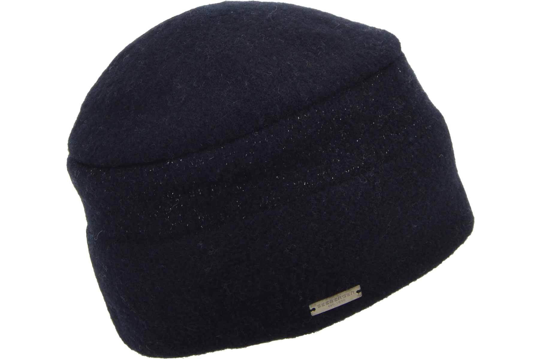 Seeberger Filzhut Walk Toque mit glänzendem Einsatz 19356-0