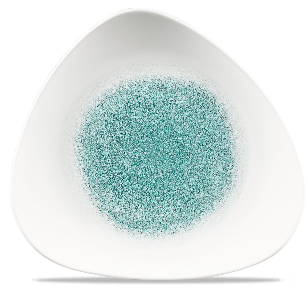 Teller Super Vitrified Studio Prints Raku Jade Green Teller