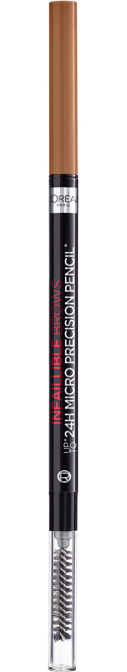 L'ORÉAL PARIS Augenbrauen-Stift INFAILLIBLE 24H FILLING TRIANGULAR PENCIL, mit ovaler und extra feinen Spitze