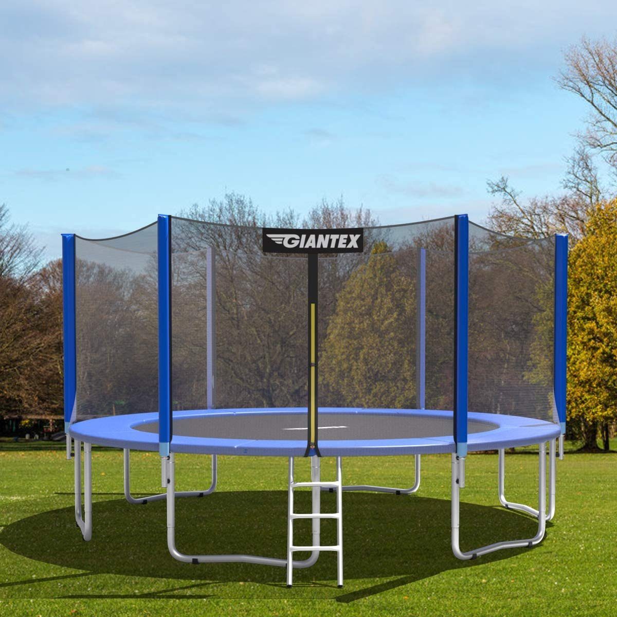 COSTWAY Trampolin-Abdeckplane Federabdeckung