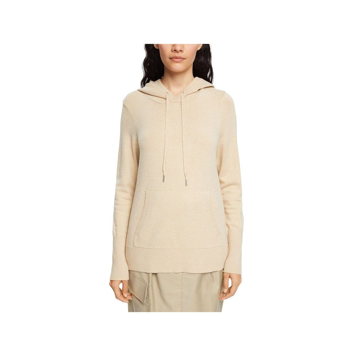 Esprit Longpullover uni (1-tlg) SAND 5