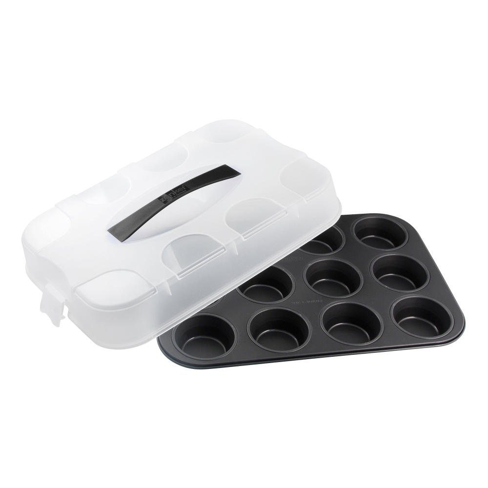 Zenker Muffinplatten Special To Go für 12 Muffins, Stahlblech