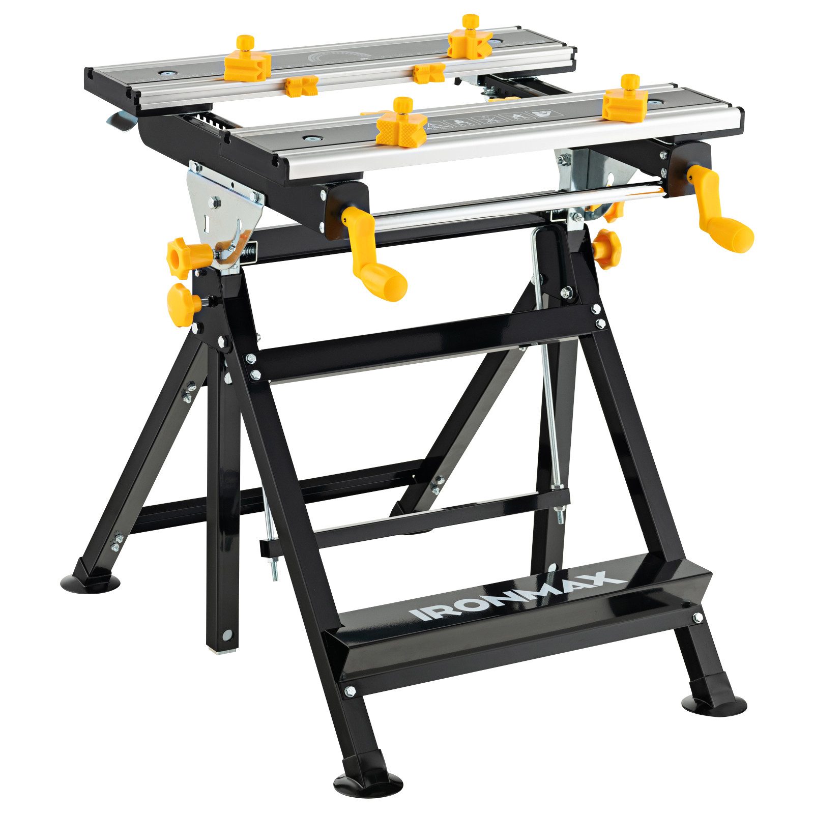 COSTWAY Werkbank Werktisch, 4-Fach neigbar, klappbar, günstig online kaufen