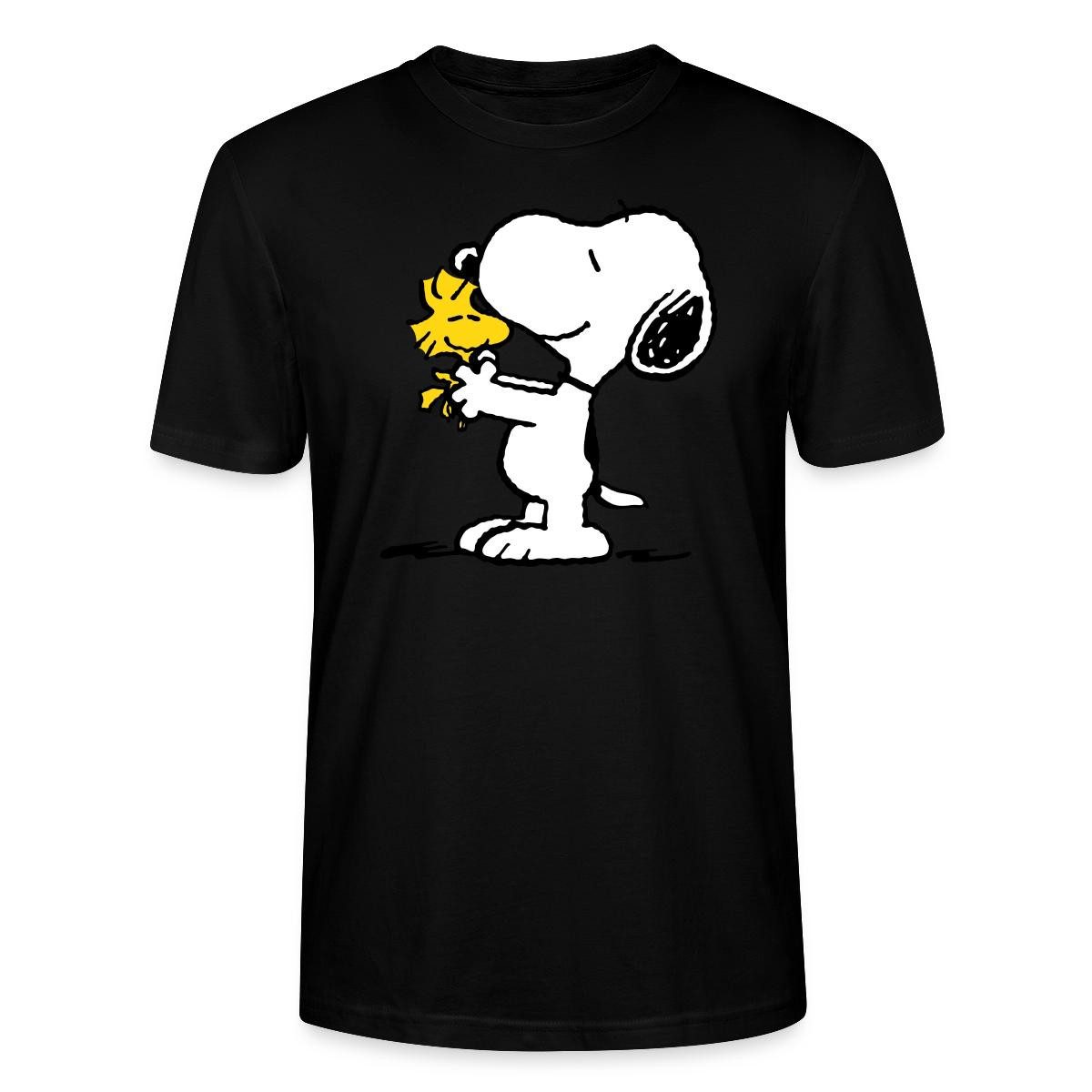 Spreadshirt T-Shirt Peanuts Snoopy Und Woodstock Unisex Bio T-Shirt (1-tlg)