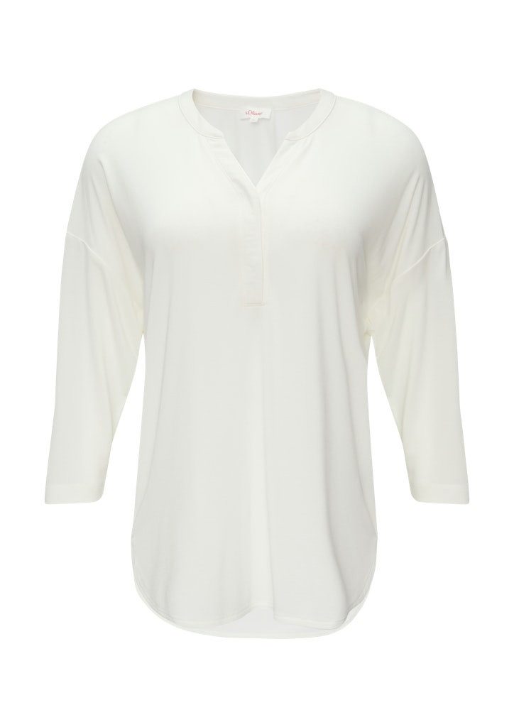 s.Oliver 3/4-Arm-Shirt mit V-Ausschnitt günstig online kaufen
