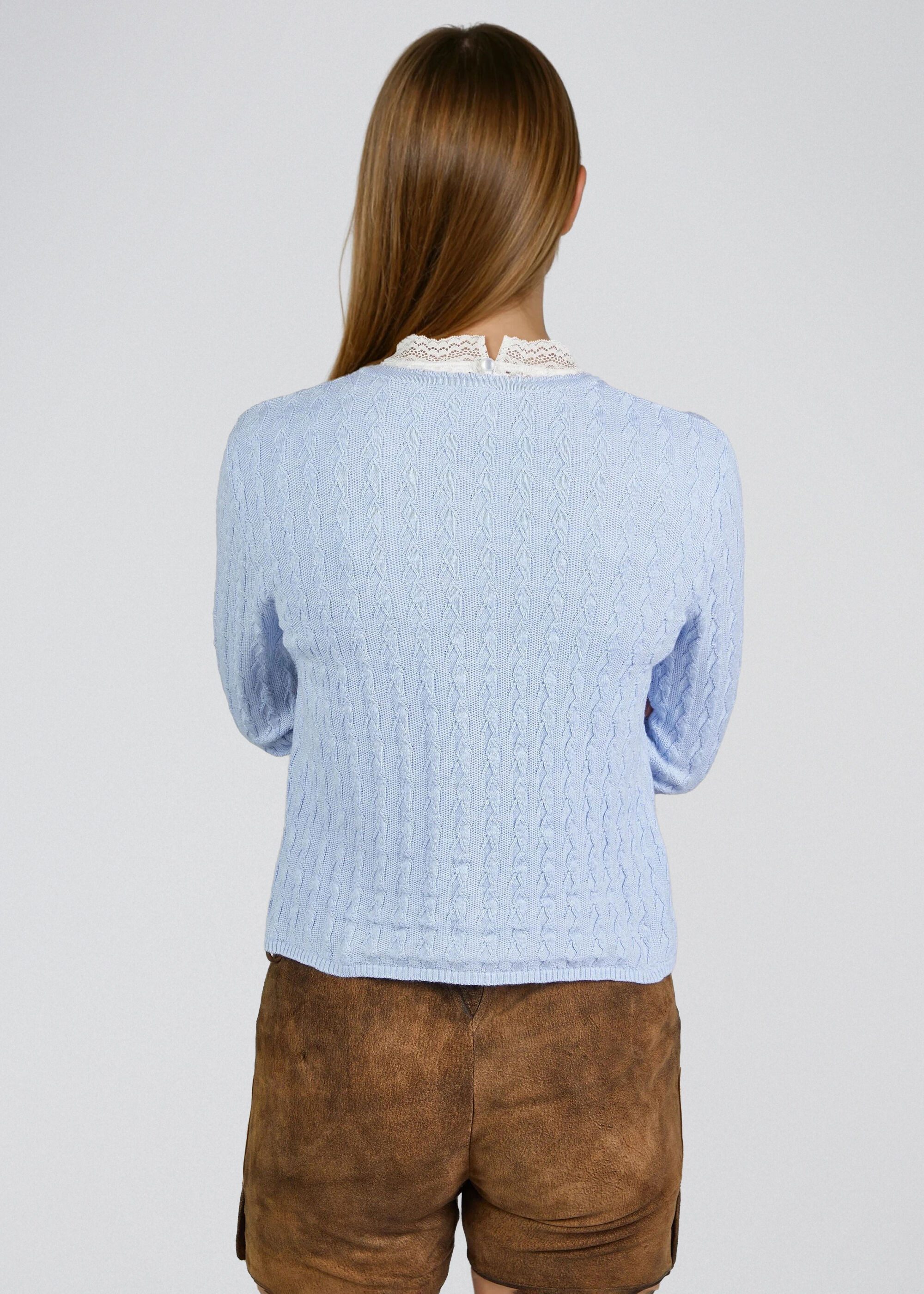 Spieth & Wensky Trachtenstrickjacke Hummeltal (1-tlg) mit klassischem Zopfmuster