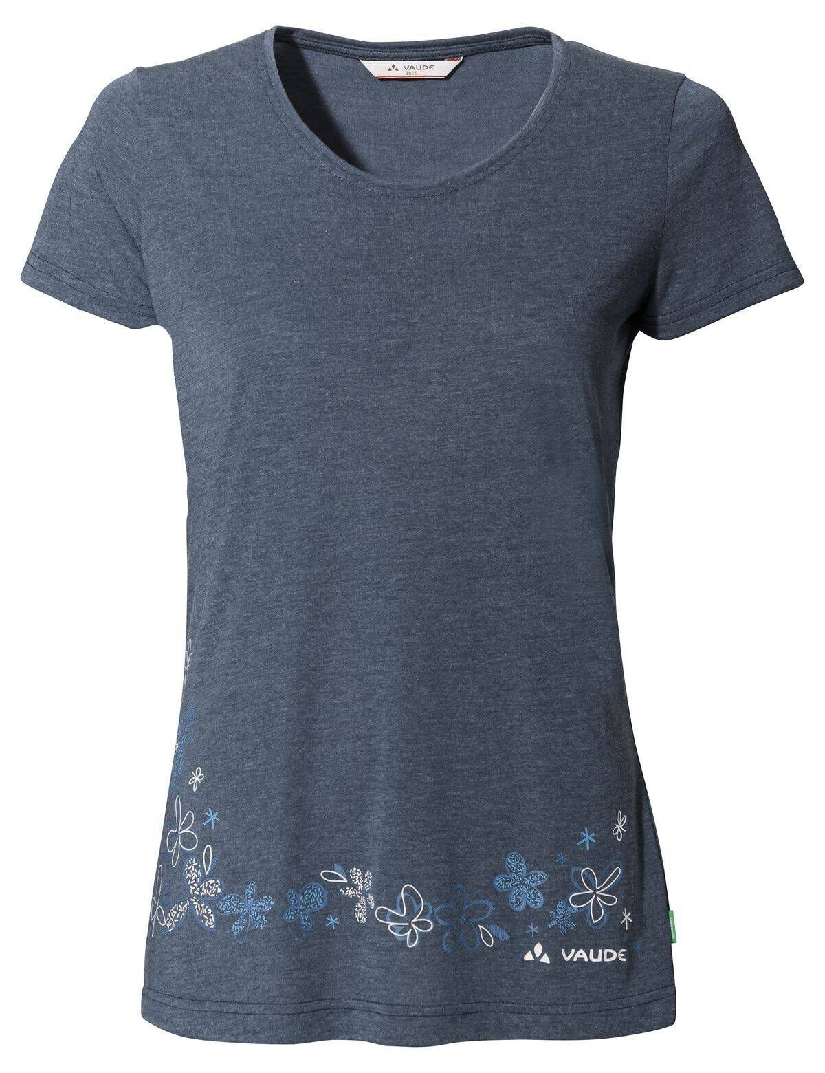 VAUDE T-Shirt Damen Funktionsshirt WO SKOMER PRINT T-SHIRT II (1-tlg) nachtblau (301)