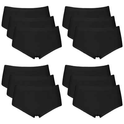 TEXEMP Hüftslip 6er Set Damen Сліпи Hüftslip Unterwäsche Unterhosen Baumwolle Schlüpfer Höschen S-3XL (6er-pack) 95% Baumwolle