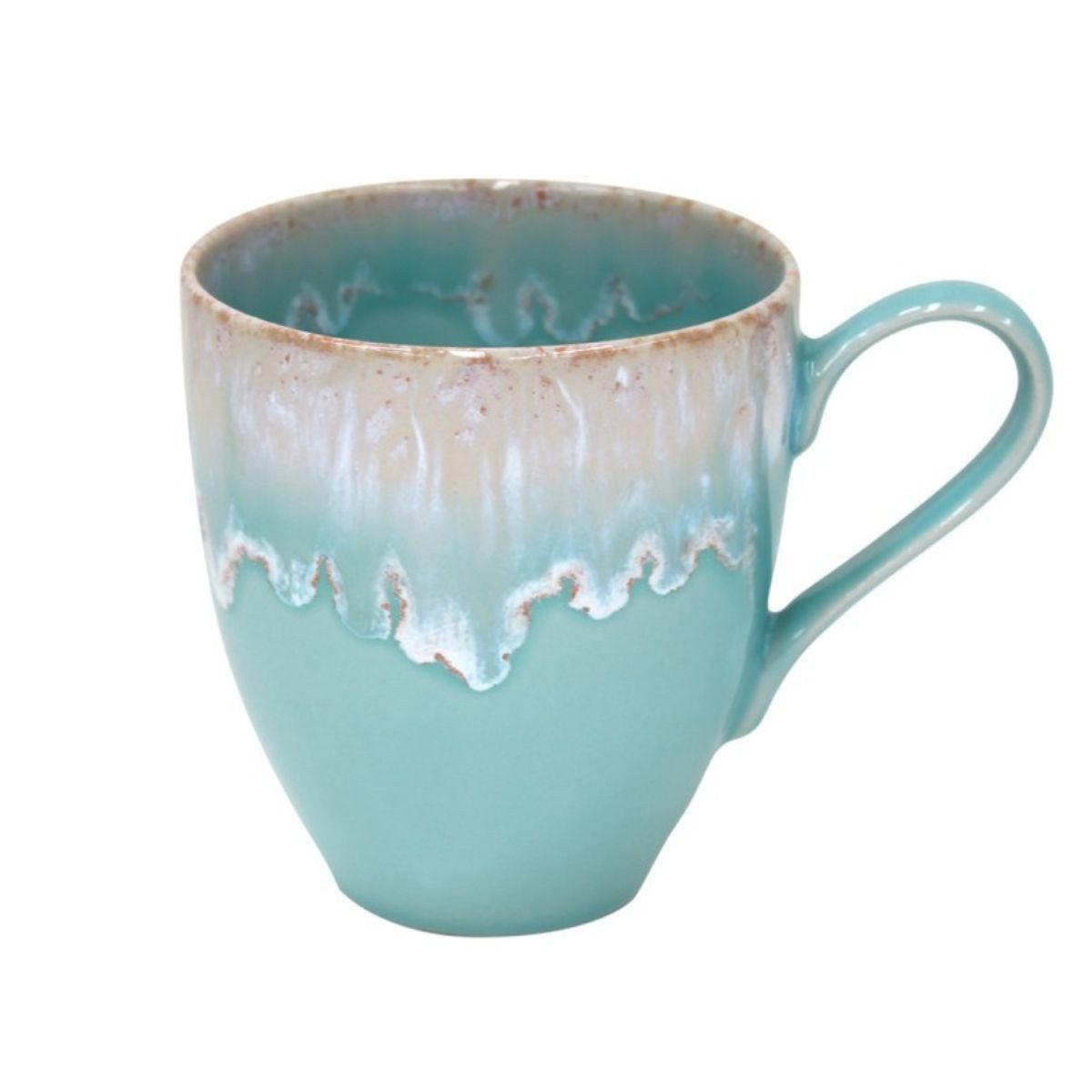 Costa Nova Tasse Taormina Aqua, Tasse mit Henkel, Casafina, 1-tlg., Keramik