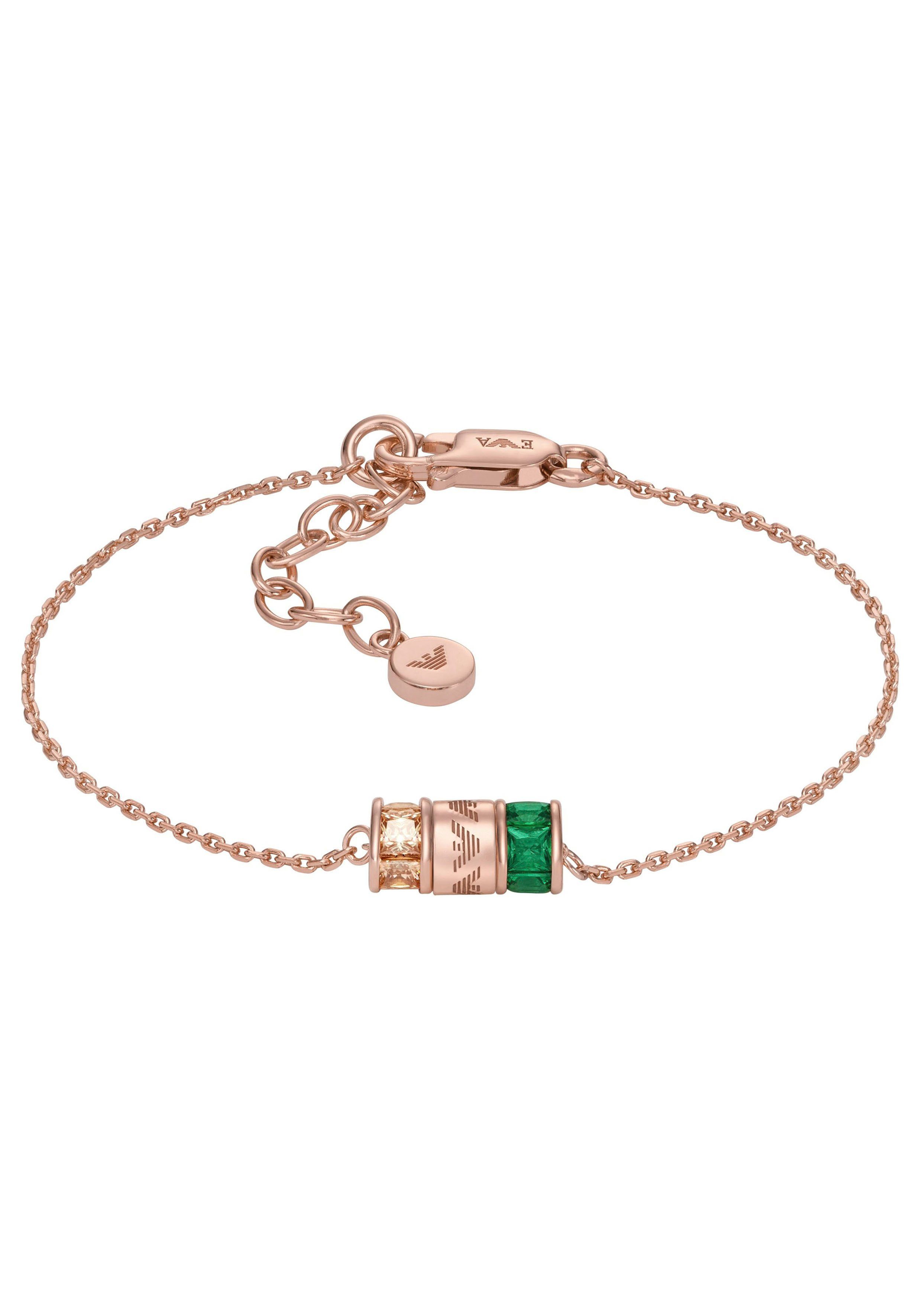 Emporio Armani Armband Schmuck Geschenk Silber 925 Armschmuck, mit Zirkonia (synth)