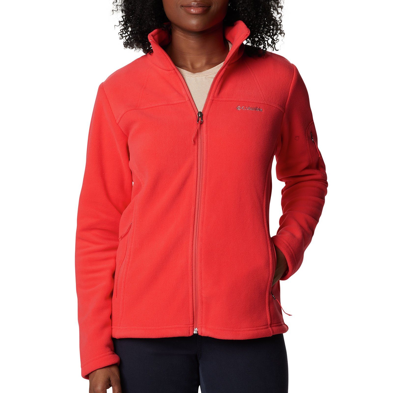 mit Trek hibiscus Oberarmtasche 676 Fast II red Columbia Fleecejacke