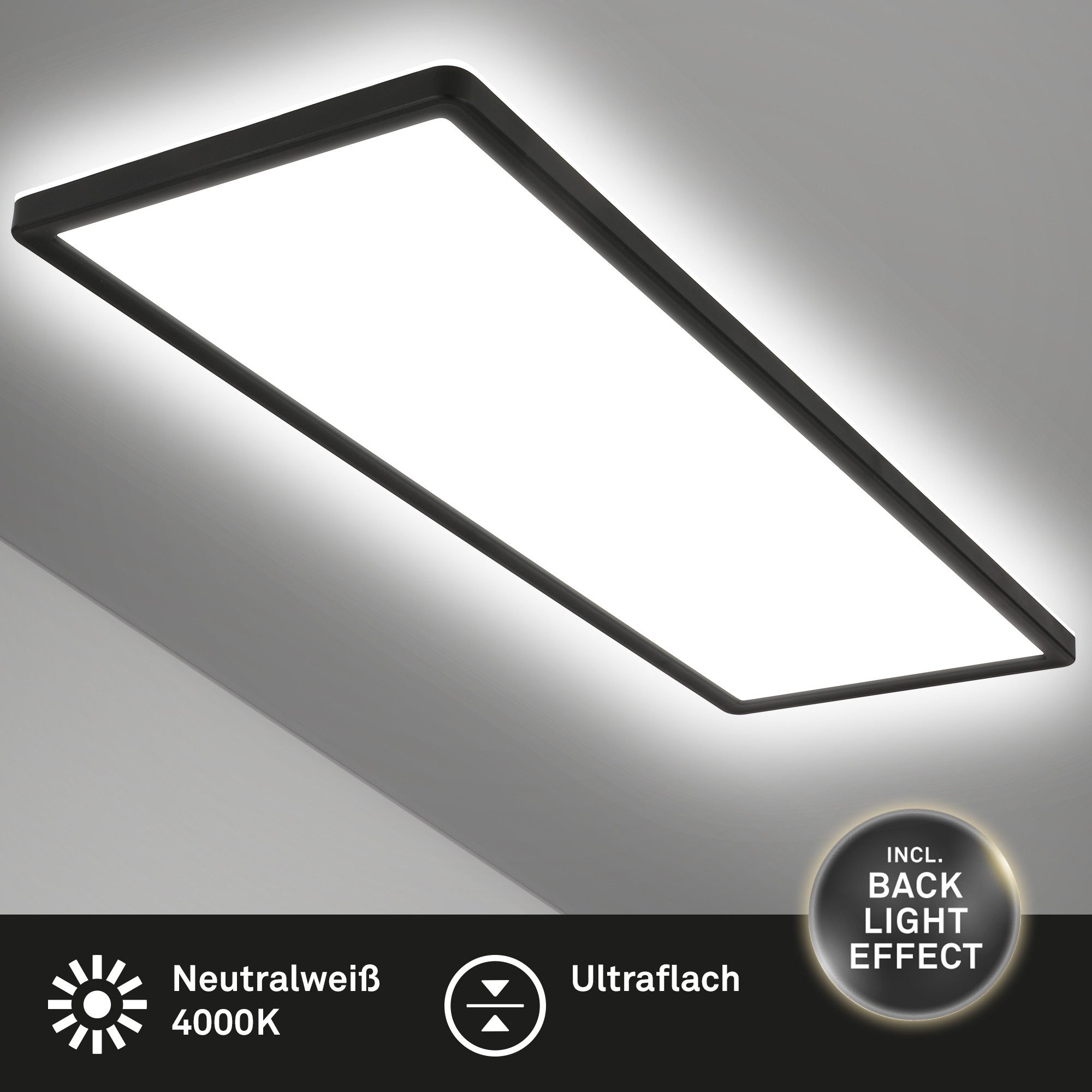 Briloner Leuchten Deckenleuchte LED Panel SLIM, günstig online kaufen