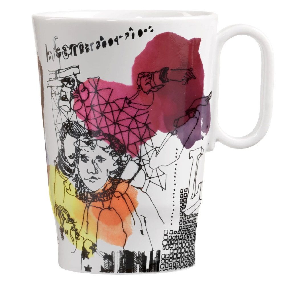 Ritzenhoff Becher Ritzenhoff Genussklasse Becher #4 L. Kühnertová H22, Porzellan
