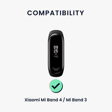 kwmobile Uhrenarmband Sportarmband für Xiaomi Mi Band 4 / Mi Band 3 Armband, Fitnesstracker Band aus TPU Silikon Katze Design