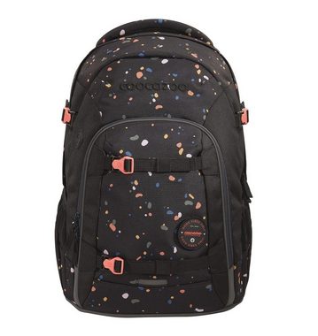 coocazoo Schulranzen Schulranzen-Set Joker Sprinkled Candy 3-teilig (Schulrucksack, Sportbeutel, Mäppchen), ergonomisch, schont Gelenke, 1200 g