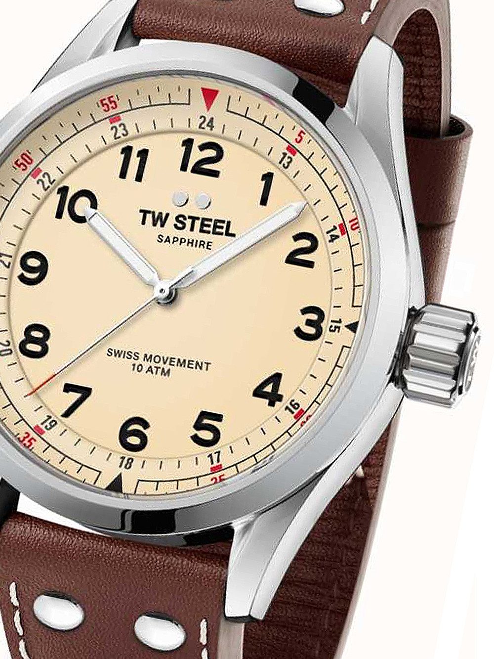 Quarzuhr TW-Steel SVS101 Volante Herrenuhr 45mm 10ATM TW-Steel SVS101 Volante Herrenuhr 45mm 10ATM