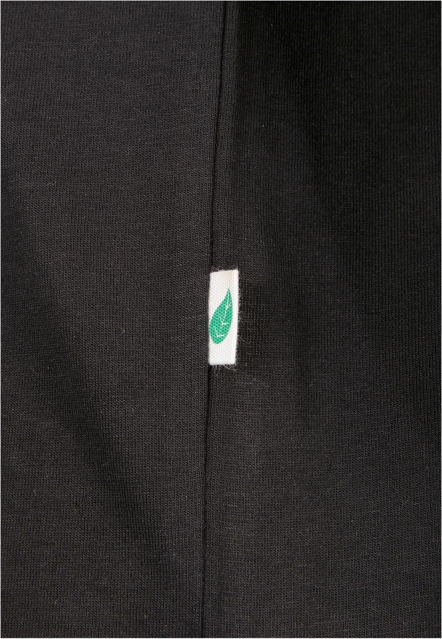 Herren Henley URBAN (1-tlg) black CLASSICS Longsleeve T-Shirt Oversized Organic